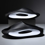 Colorblock Stylish Pillow Slides, Soft Sole Platform Slip On Home Shower Slides, Non-slip Summer Casual Slides