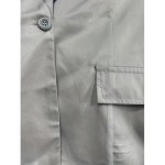 Short Sleeve Open Front Blazer, Casual Lapel Blazer For Spring & Summer, Women's Clothing