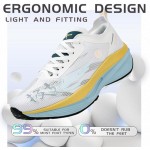 Mens Running Shoes Walking Tennis Shoes for Athletic Workout Gym Casual Non Slip Training Sneakers Breathable Knit Upper Indoor Outdoor