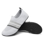 Womens Mens Slippers Slip-on Barefoot House Shoes Knit Socks Shoes Portable Travel Shoes