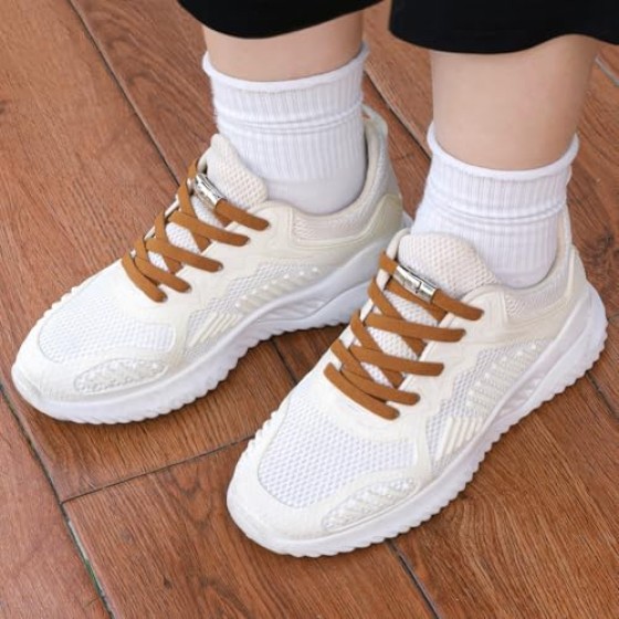 Flat Tieless Elastic Shoe Laces: Fashion No Tie Shoelaces for Sneakers for Adults