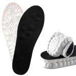 Cloud Like Soles for Men Women,Insoles for Men Women,Shoe Inserts Cuttable,Anti Fatigue,Shock Absorption,Foot Pain Relief (Black:Men: 8-8.5/Women: 9-9.5)