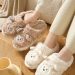 Comfortable Slippers for Women Winter Womens Slide Slipper Shoes Cute Warm Shoes for House Bedroom Indoor