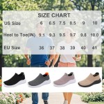 Womens Walking Shoes Mesh Casual Fashion Slip On Lightweight Breathable Sock Shoes Non-Slip Workout Hiking Sneakers