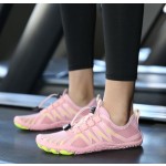 Generic Barefoot Shoes for Women & Men, Wide Toe Box, Breathable, Quick-Dry, Aqua Sports, Beach, River, Athletic, Swim, Surf, Pool, Diving, Hiking, Walking, Pink, US Women's Sizes