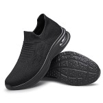 Vidbiv Slip on Shoes for Men, Casual Walking Lightweight Loafers, Breathable Men’s Shoes, Comfortable Hands Free Slip-on Shoes for Work, Traveling