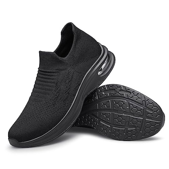 Vidbiv Slip on Shoes for Men, Casual Walking Lightweight Loafers, Breathable Men’s Shoes, Comfortable Hands Free Slip-on Shoes for Work, Traveling